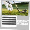 Kisangel 4pcs Carbon Fiber Golf Club Extension Rods Easy Install