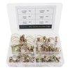 Didamx 48pcs 1/2 Inch - 1-1/4 Inch Adjustable Steel Double