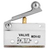 Mov-02 G1/8 Thread Roller 0-0.8Mpa Pneumatic Mechanical Valve Pneumatic Mechanical