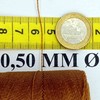LINHASITA Waxed Thread Spool, 100g/360 Metres, 0.5mm Thick, Polyester Macrame