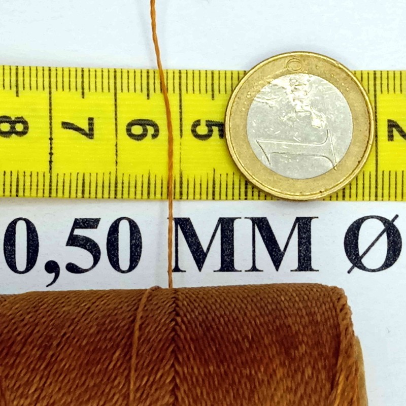 LINHASITA Waxed Thread Spool, 100g/360 Metres, 0.5mm Thick, Polyester Macrame