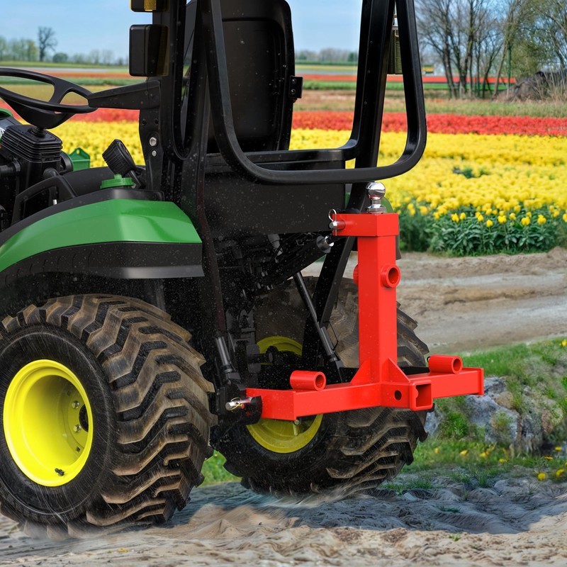 AUTOSAVER88 Heavy-Duty 3 Point Hitch Receiver,3000lbs 3 Point Trailer Hitch