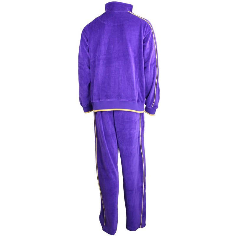 Sweatsedo Irwin Purple Velour Tracksuit (Large)