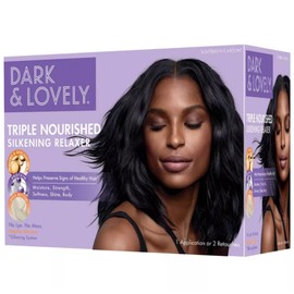 SoftSheen-Carson Dark and Lovely Triple Nourished Silkening No-Lye Relaxer with Shea Butter, Regular