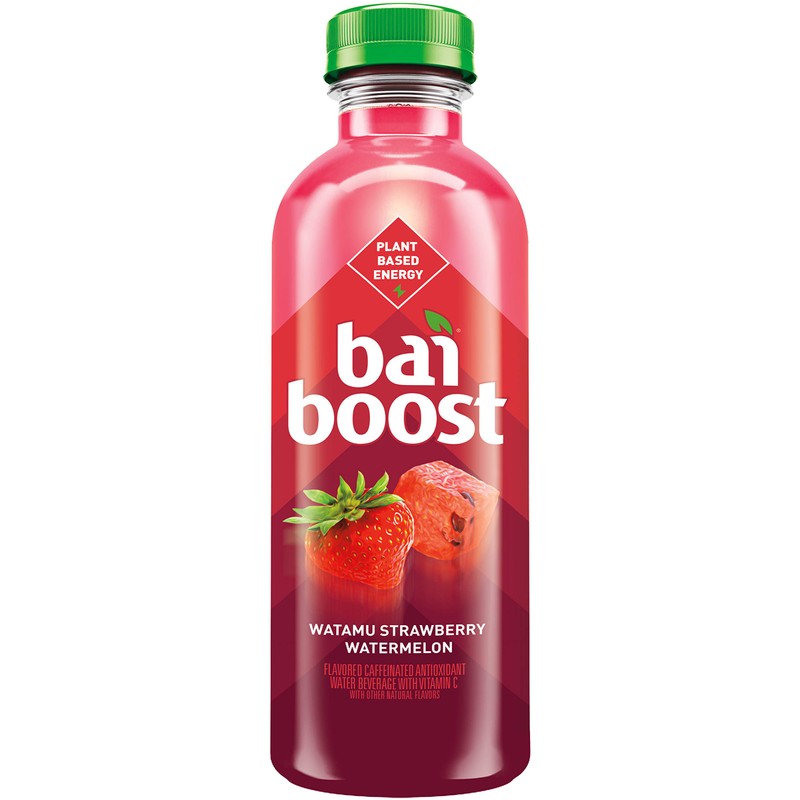Bai Boost Watamu Strawberry Watermelon, Antioxidant Infused Beverage, 18 fl
