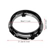 Qiilu 7 Inch Car Headlight Round Ring Mounting Bracket (Black)