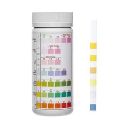AIMALL Aquarium 7-in-1 Test Strips for Fish Tanks – Quick 60-Second Water Quality Test with 100 Strips – Measures PH, Nitrate, Alkalinity & More