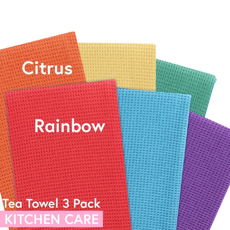 White Magic Eco Cloth Tea Towel 3 Pieces, 50 x