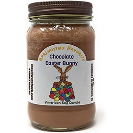 The Old Wax Shack, Chocolate Easter Bunny, 16 Oz. 100% Soy Candle