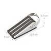 Stainless Steel Doorstops Wedge-Shaped Set Of 2 Rubberised