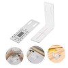 Mipcase Plastic Crack Gauge for Corners Corner Crack Monitoring Ruler