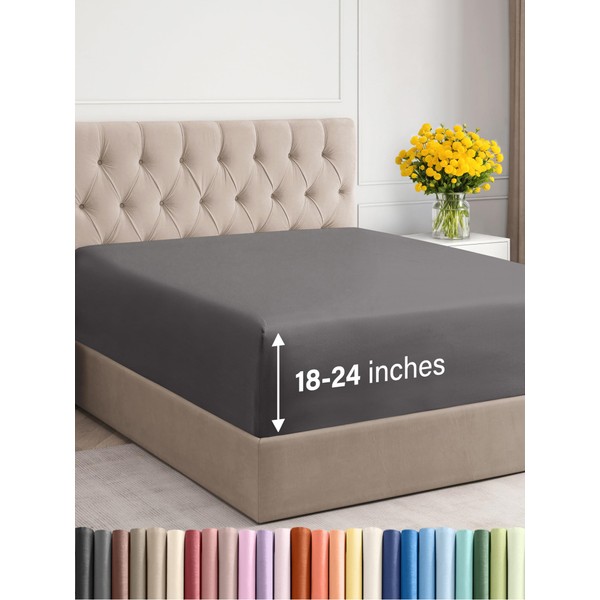 Extra Deep Pocket Fitted Sheet - Single Fitted Sheet Only