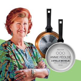 Salutella Zerocolor Non Stick 3 qt Stock Pot, Copper