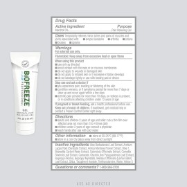 Biofreeze Gel Profesional Para El Alivio Del Dolor 3unid