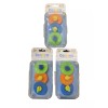 Ternura 3 Pack Baby silicone pacifiers miel from México