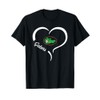 Lakeview Gators Logo Half Heart Slogan HS T-Shirt