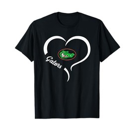 Lakeview Gators Logo Half Heart Slogan HS T-Shirt