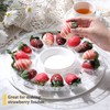 Shellwei 6Pcs Deviled Egg Platter with Lid Container Tray with