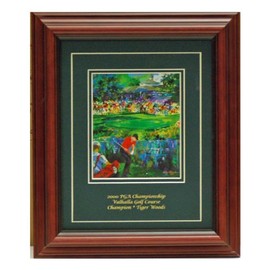 GFSF Leroy Neiman PGA 2000 Postcard Print Framed