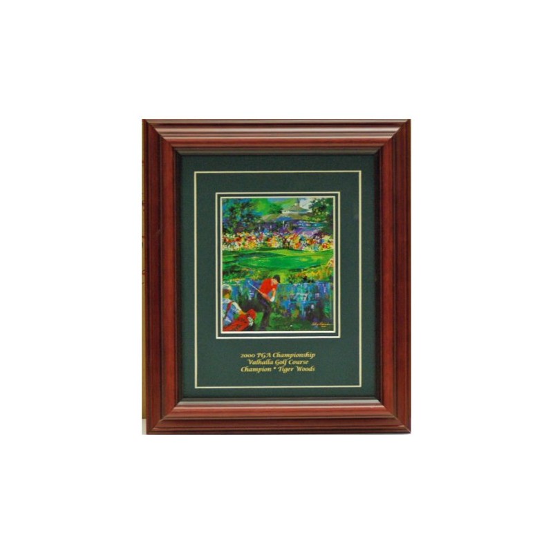 GFSF Leroy Neiman PGA 2000 Postcard Print Framed