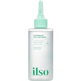 ILSO No Problem Spot Softener, 5.29 oz, Acne and skin trouble Ampoule Mask with 3 Sprout Complex and Hyaluronic Acid, Korean skincare,