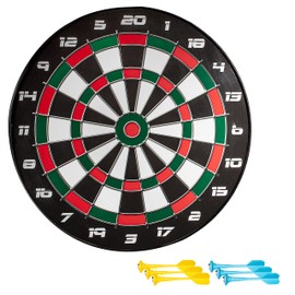 Franklin Sports Magnetic Soft Tip Dartboard Set - Indoor Dart Board + Darts Set for Family + Adults - Magnetic Board + (6) Darts Included