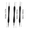Fyearfly 3-Piece Leather Carving Tools, Leather Craft Leather Carving Tool,