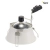 SLV Horn-T Recessed Light, Steel White