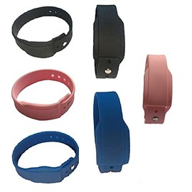 Paxton Net 2 Fully Adjustable Silicon Wristband (Black)