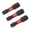 Sealey 3pc 25mm TRX-Star* T27 Impact Power Tool Bit Set