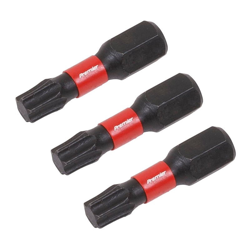 Sealey 3pc 25mm TRX-Star* T27 Impact Power Tool Bit Set