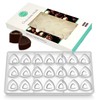 O'Creme Clear Polycarbonate Chocolate Mold Transparent Candy Mould, Convex Triangle