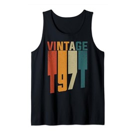 Vintage 1971's 1971 Style Clothing Women Men 53rd Birthday Tank Top