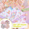Cosmeria Creative 3D Home Stickers, DIY Stress Relieving Reusable Cartoon