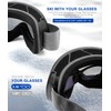 NSSIW Ski Goggles for Men Women Snowboard Goggles: Youth OTG