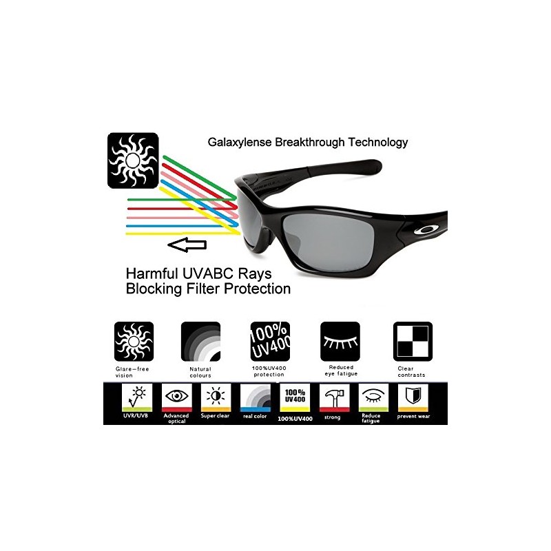 Replacement Lenses For Oakley M2 Frame Black&Titanium&Green&Clear Polarized 4 Pair