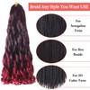 8Packs French Curly Braiding Hair 22 Inch Loose Wave Curly