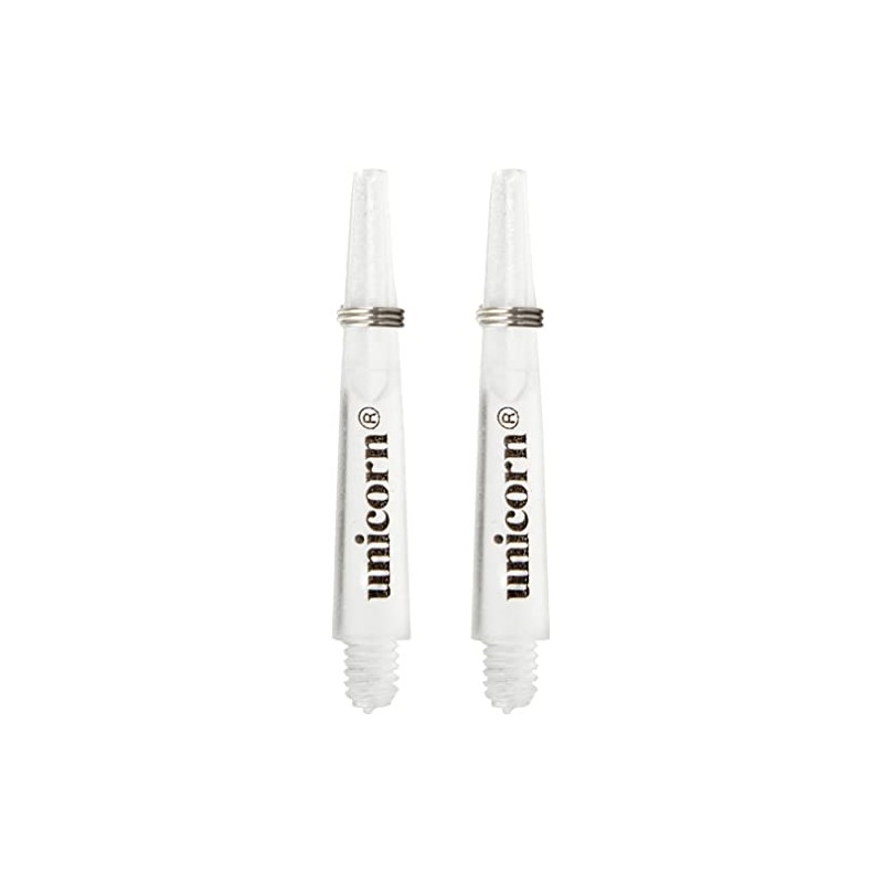 Unicorn Shafts Gripper3 Mirage Moulded Shafts - Clear, Medium/Small Thread