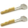 2 x BASI Keyhole Locks SS12 for Deadlock Room Doors