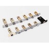 TOOLSTAR Door Latches, Stainless Steel Tubular Mortice Latches Flat 35mm