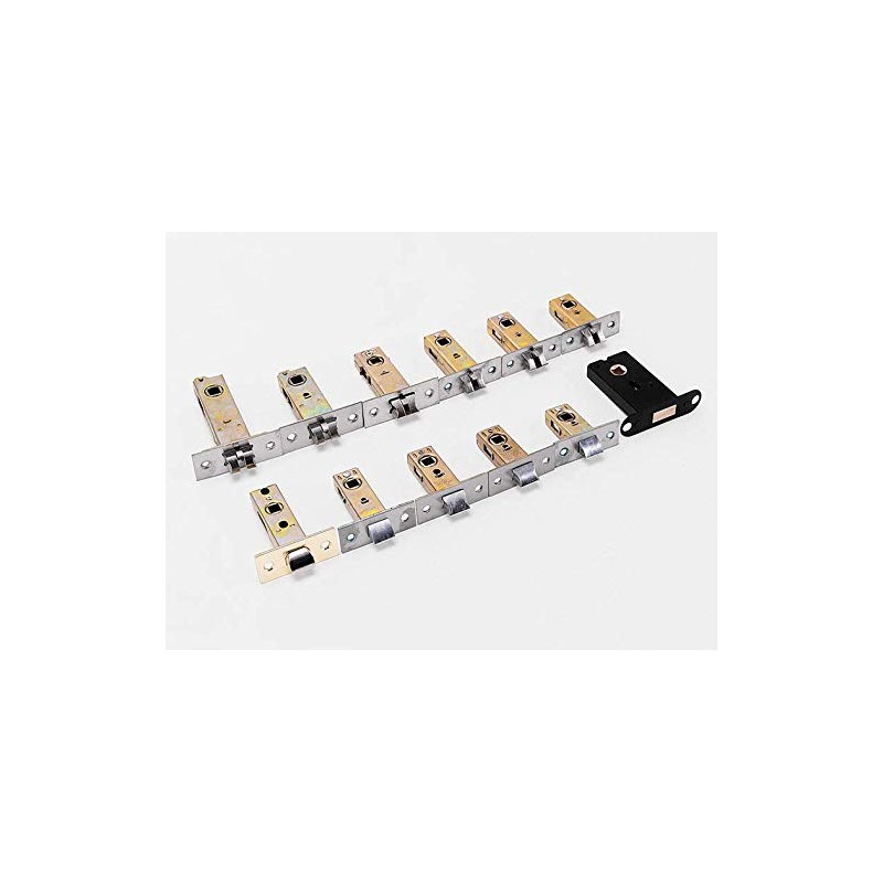 TOOLSTAR Door Latches, Stainless Steel Tubular Mortice Latches Flat 35mm