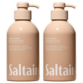 Saltair 솔트에어 바디 워시, 크루얼티 병 블룸 오일과 프리. 샤워 2개 17온스 산탈 펌프 쿠푸아쿠 , 럭셔리 프리 파라벤 버터가 보습 함유된 클렌저. 여성용 2팩. 모노이 젤. [Pink Beach] Saltair Body Wash, Cruelty-Free Bloom Oil & Free. Shower 2 Pack 17oz Sandalwood Pump Cupuaçu, Luxury Paraben-Free Butter Moisturizing Cle