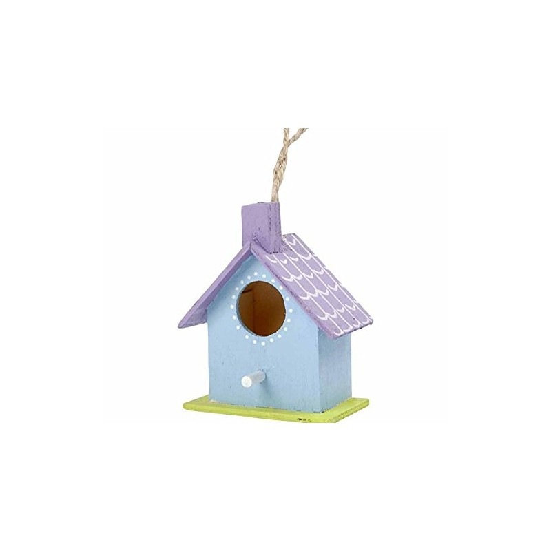 6 Wood Mini Birdhouses to Decorate for Bird Box Crafts