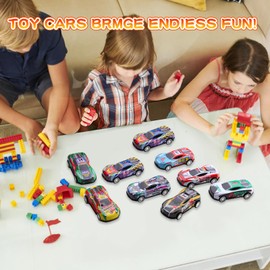 soi-meme 30 Pack Pull Back Cars for Kids,Mini Vehicles Toy Bulk Party Favor Cars Toys,Classroom Treasure Box, Goodie Bag Stuffers, Pinata Fillers for Boys Girls Toddlers Birthday Party