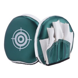 Mini Boxing Pads, Arc Hand Target Boxing Pad Box Punch Pad Boxing Pads Focus Gloves Hand Claws Trainer Pads Thick Curved Punching Shock Absorbing Training Punch Bags Pads for (Green)
