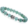 JOYA GIFT Natural Green Aventurine 8MM Round Beads Buddha head