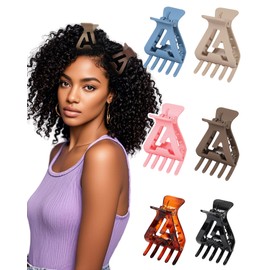 NAISIER Pinzas para Dar Volumen A Las Raíces Del Cabello Rizado. Pinzas para Levantar El Cabello Desde La Raíz. Pinzas para Dar Volumen A Las Raíces. Pinzas para Peinar Sin Dejar Marcas. (6 Unidades)