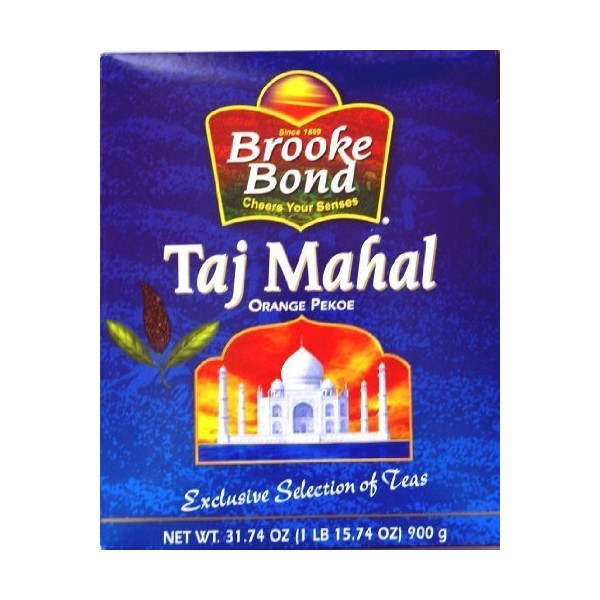 Taj Mahal Orange Pekoe Loose Leaf Black Tea 900 grams 2-Pack (2 x 900 g / 2 x 31.75 oz)