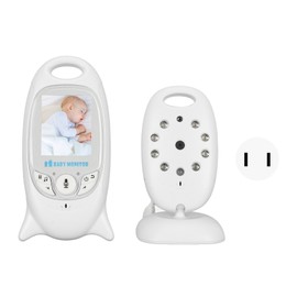 Video Baby Monitor 2 Inch Screen 2 Way Calling Night Vision 8 Lullabies Baby Nursery Camera with Camera and Sound 100‑240V US Plug