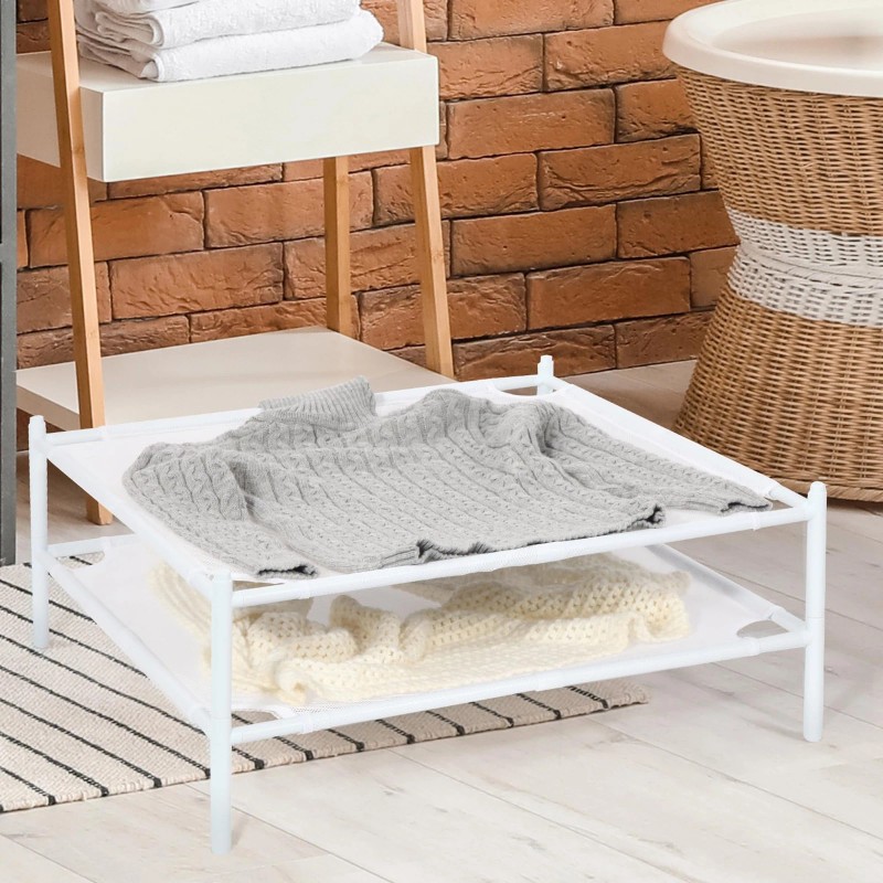 STORAGE MANIAC Sweater Drying Rack, Mesh Clothes Drying Rack, Stackable